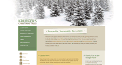 Desktop Screenshot of kruegerschristmastrees.com